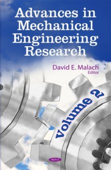 Advances in Mechanical Engineering Research; Volume 2  