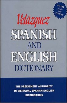 Velázquez Spanish and English Dictionary