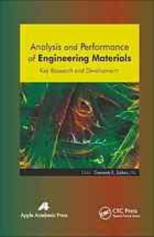 Analysis and performance of engineering materials : key research and development
