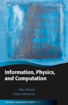 Information, Physics, and Computation (Oxford Graduate Texts)