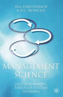 Management Science: Decision-Making Through Systems Thinking