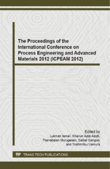 Process Engineering and Advanced Materials 2012