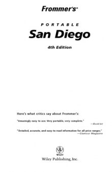 Frommer's Portable San Diego (Frommer's Portable)