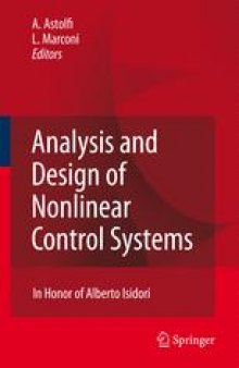 Analysis and Design of Nonlinear Control Systems: In Honor of Alberto Isidori