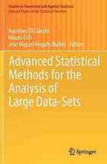 Advanced statistical methods for the analysis of large data-sets