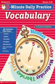 5-minute Daily Practice: Vocabulary (Grades 4-8)
