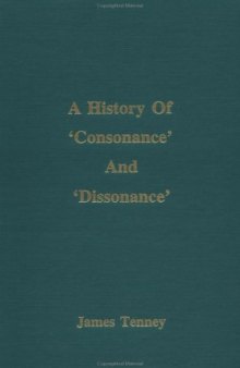 A History of 'Consonance' and 'Dissonance'