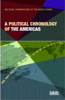 A Political Chronology of the Americas (Political Chronologies of the World Series)