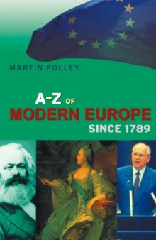 A-Z of Modern Europe Since 1789