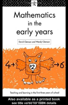 Mathematics in the Early Years