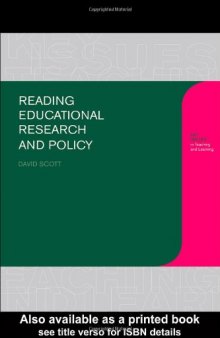 Reading Educational Research and Policy (Learning About Teaching)