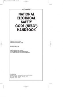 McGraw-Hill's National Electrical Safety Code Handbook