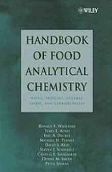 Handbook of food analytical chemistry