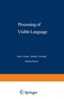 Processing of Visible Language