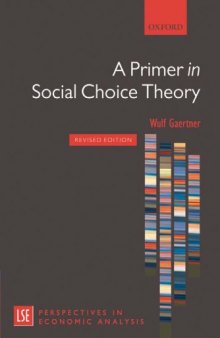 A primer in social choice theory