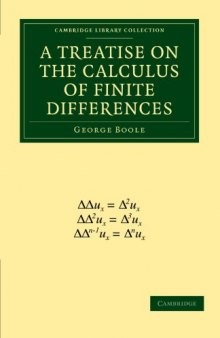 A treatise on the calculus of finite differences