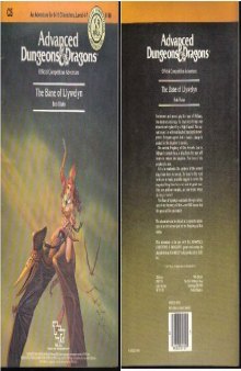 Advanced Dungeons & Dragons: Official Competition Adventure: The Bane of Llywelyn  An Adventure for 6-10 Characters, Level 4-7 