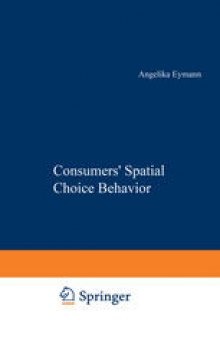 Consumers’ Spatial Choice Behavior