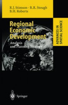 Regional Economic Development: Analysis and Planning Strategy