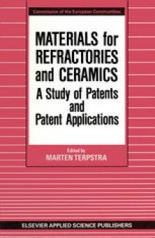Materials for Refractories and Ceramics: A Study of Patents and Patent Applications
