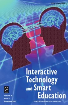 Interactive Technology and Smart Education (Volume 4 Issue 4 November 2007)