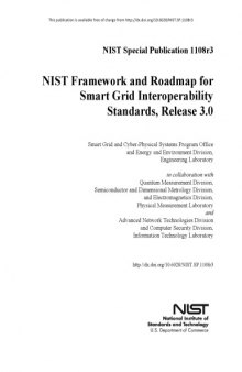 NIST Framework and Roadmap for Smart Grid Interoperability Standards, Release 3.0
