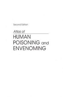 Atlas of Human Poisoning and Envenoming, Second Edition