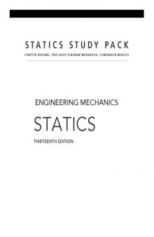 Engineering Mechanics: Statics, Study Pack