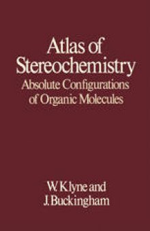 Atlas of Stereochemistry: Absolute Configurations of Organic Molecules