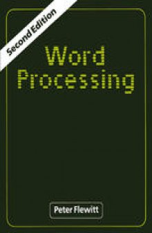 Word Processing: An introduction