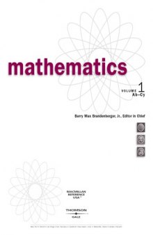 Mathematics Vol 1 (Ab-Cy)