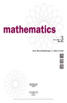 Mathematics Vol 3 (Ma-Ro)