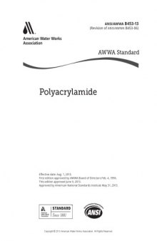AWWA B453-13 Polyacrylamide