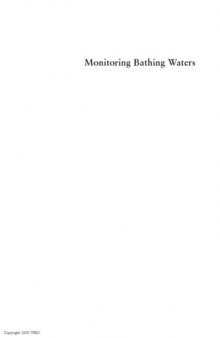 Monitoring bathing waters : a practical guide to the design and implementation of assessments and monitoring programmes