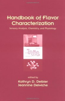 Handbook of flavor chracterization