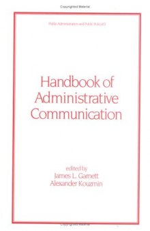 Handbook of administrative communication