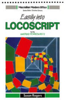Easily into Locoscript for the AMSTRAD PCW 8256/8512