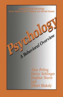 Psychology: A Behavioral Overview