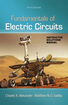 Fundamentals of Electric Circuits - Instructor Solutions Manual