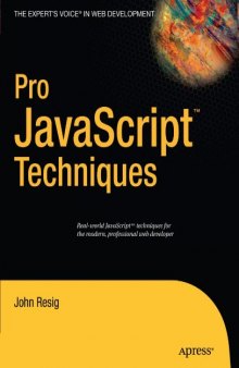 Pro JavaScript Techniques (Pro)