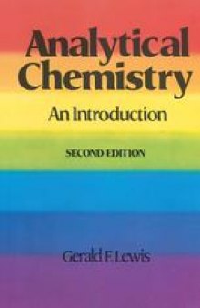 Analytical Chemistry: An Introduction