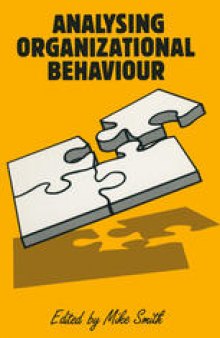 Analyzing Organizational Behaviour