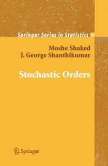 Stochastic Orders (Springer Series in Statistics)