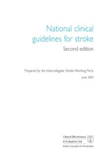 National Clinical Guidelines for Stroke