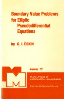 Boundary Value Problems for Elliptic Pseudodifferential Equations