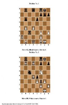 Chess. Various Problems