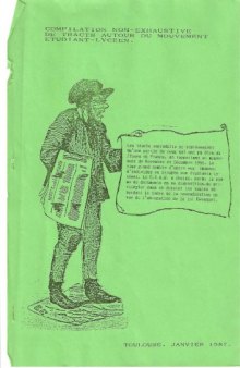 Compilation non-exhaustive de tracts autour du mouvement étudiant/lycéen de l’hiver 1986