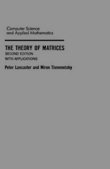 The theory of matrices: with applications