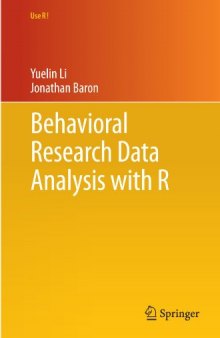 Behavioral Research Data Analysis with R