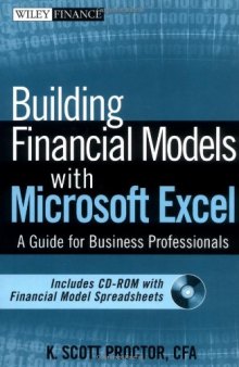 Building financial models with Microsoft Excel